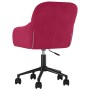 Silla de oficina giratoria de terciopelo rojo tinto en Sillas de oficina | Comprar online en Foru.es