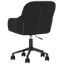 Silla de oficina giratoria de terciopelo negro en Sillas de oficina | Comprar online en Foru.es