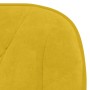 Silla de oficina giratoria de terciopelo amarillo en Sillas de oficina | Comprar online en Foru.es