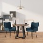 Sillas de comedor 2 unidades terciopelo azul en Sillas de comedor | Comprar online en Foru.es