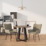Sillas de comedor 2 unidades terciopelo gris claro en Sillas de comedor | Comprar online en Foru.es