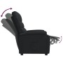 Sillón reclinable de tela negro en Sillones | Comprar online en Foru.es
