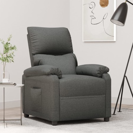Sillón reclinable de tela gris oscuro en Sillones | Comprar online en Foru.es