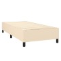 Cama box spring con colchón tela color crema 100x200 cm de vidaXL, Camas y somieres - Ref: Foro24-3131254, Precio: 349,71 €, ...
