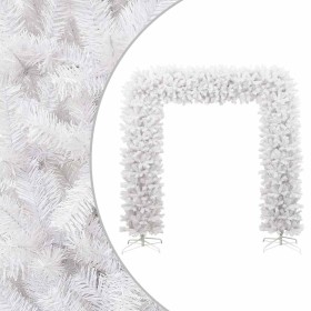 Árbol de Navidad en arco blanco 240 cm en Decoración Festiva y Estacional | Comprar online en Foru.es