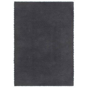 Alfombra rectangular algodón antracita 160x230 cm en Alfombras | Comprar online en Foru.es
