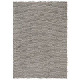 Alfombra rectangular algodón gris 160x230 cm en Alfombras | Comprar online en Foru.es