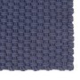 Alfombra rectangular algodón azul marino 160x230 cm en Alfombras | Comprar online en Foru.es