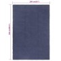 Alfombra rectangular algodón azul marino 160x230 cm en Alfombras | Comprar online en Foru.es