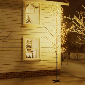 Árbol LED con flor de cerezo 672 LED blanco cálido 400 cm en Decoración Festiva y Estacional | Comprar online en Foru.es