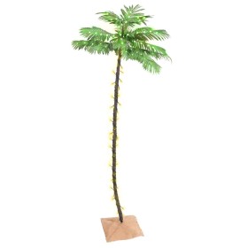 Palmera artificial con 136 LED blanco cálido 220 cm en Decoración Festiva y Estacional | Comprar online en Foru.es