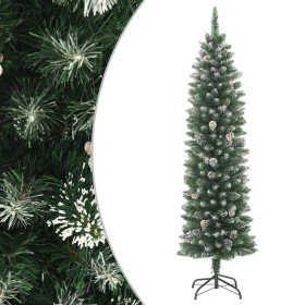 Árbol de Navidad artificial estrecho con soporte PVC 120 cm en Decoración Festiva y Estacional | Comprar online en Foru.es