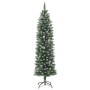 Árbol de Navidad artificial estrecho con soporte PVC 150 cm en Decoración Festiva y Estacional | Comprar online en Foru.es