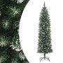 Árbol de Navidad artificial estrecho con soporte PVC 210 cm en Decoración Festiva y Estacional | Comprar online en Foru.es