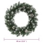 Corona de Navidad con luces LED PVC verde 60 cm en Decoración Festiva y Estacional | Comprar online en Foru.es