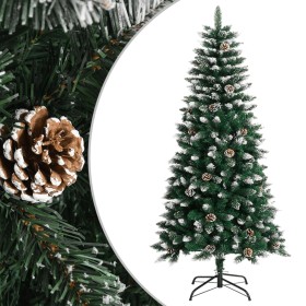 Árbol de Navidad artificial con soporte PVC verde 120 cm en Decoración Festiva y Estacional | Comprar online en Foru.es