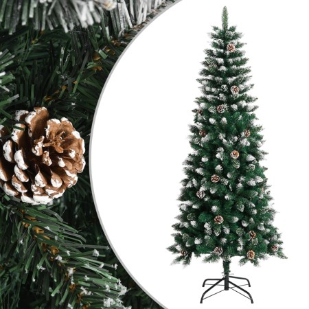 Árbol de Navidad artificial con soporte PVC verde 180 cm en Decoración Festiva y Estacional | Comprar online en Foru.es