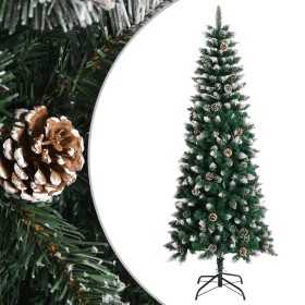 Árbol de Navidad artificial con soporte PVC verde 210 cm en Decoración Festiva y Estacional | Comprar online en Foru.es