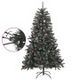 Árbol de Navidad artificial con soporte PVC verde 120 cm en Decoración Festiva y Estacional | Comprar online en Foru.es