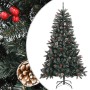 Árbol de Navidad artificial con soporte PVC verde 150 cm en Decoración Festiva y Estacional | Comprar online en Foru.es