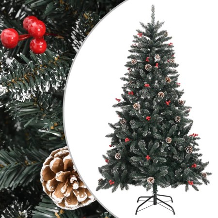 Árbol de Navidad artificial con soporte PVC verde 150 cm en Decoración Festiva y Estacional | Comprar online en Foru.es