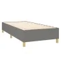 Box spring bed with dark gray fabric mattress 90x190 cm by vidaXL, Beds and slatted bases - Ref: Foro24-3132274, Price: 335,1...