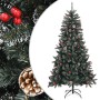 Árbol de Navidad artificial con soporte PVC verde 180 cm en Decoración Festiva y Estacional | Comprar online en Foru.es