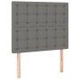 Cama box spring con colchón tela gris oscuro 90x190 cm de vidaXL, Camas y somieres - Ref: Foro24-3132274, Precio: 343,07 €, D...
