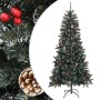 Árbol de Navidad artificial con soporte PVC verde 240 cm en Decoración Festiva y Estacional | Comprar online en Foru.es