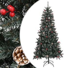 Árbol de Navidad artificial con soporte PVC verde 240 cm en Decoración Festiva y Estacional | Comprar online en Foru.es