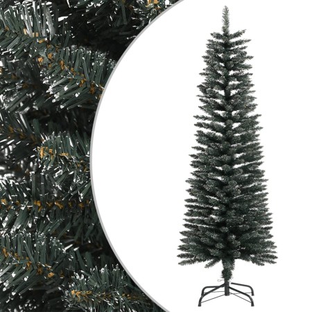 Árbol Navidad artificial estrecho con soporte PVC verde 120 cm en Decoración Festiva y Estacional | Comprar online en Foru.es