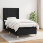 Cama box spring con colchón tela negro 80x200 cm de vidaXL, Camas y somieres - Ref: Foro24-3131947, Precio: 309,68 €, Descuen...