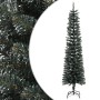 Árbol Navidad artificial estrecho con soporte PVC verde 210 cm en Decoración Festiva y Estacional | Comprar online en Foru.es