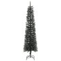 Árbol Navidad artificial estrecho con soporte PVC verde 210 cm en Decoración Festiva y Estacional | Comprar online en Foru.es