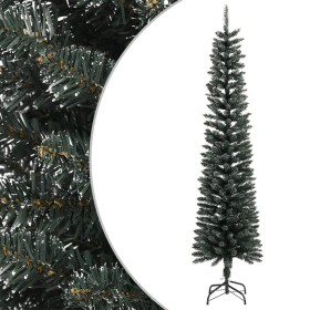 Árbol Navidad artificial estrecho con soporte PVC verde 240 cm en Decoración Festiva y Estacional | Comprar online en Foru.es