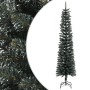 Árbol Navidad artificial estrecho con soporte PVC verde 240 cm en Decoración Festiva y Estacional | Comprar online en Foru.es
