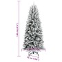 Árbol de Navidad artificial con nieve PVC y PE 120 cm en Decoración Festiva y Estacional | Comprar online en Foru.es