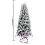 Árbol de Navidad artificial con nieve PVC y PE 150 cm en Decoración Festiva y Estacional | Comprar online en Foru.es
