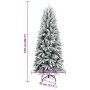 Árbol de Navidad artificial con nieve PVC y PE 210 cm en Decoración Festiva y Estacional | Comprar online en Foru.es