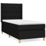 Cama box spring con colchón tela negro 90x200 cm de vidaXL, Camas y somieres - Ref: Foro24-3132203, Precio: 334,65 €, Descuen...