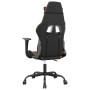 Silla gaming de masaje cuero sintético negro y naranja en Sillas gaming | Comprar online en Foru.es