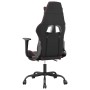 Silla gaming de masaje y reposapiés cuero sintético negro rojo en Sillas gaming | Comprar online en Foru.es