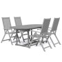 Juego de comedor de jardín 5 piezas madera maciza de acacia de vidaXL, Conjuntos de jardín - Ref: Foro24-3079653, Precio: 483...