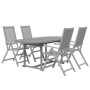 Juego de comedor de jardín 5 piezas madera maciza de acacia de vidaXL, Conjuntos de jardín - Ref: Foro24-3079653, Precio: 483...
