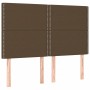 Cama box spring con colchón tela marrón oscuro 140x190 cm de vidaXL, Camas y somieres - Ref: Foro24-3131348, Precio: 489,70 €...