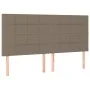 Cama box spring con colchón tela gris taupe 160x200 cm de vidaXL, Camas y somieres - Ref: Foro24-3131445, Precio: 614,24 €, D...