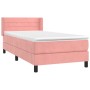 Cama box spring con colchón terciopelo rosa 80x200 cm de vidaXL, Camas y somieres - Ref: Foro24-3130990, Precio: 275,31 €, De...
