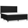 Cama box spring con colchón tela negro 160x200 cm de vidaXL, Camas y somieres - Ref: Foro24-3131283, Precio: 589,79 €, Descue...
