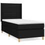 Cama box spring con colchón tela negro 90x190 cm de vidaXL, Camas y somieres - Ref: Foro24-3131955, Precio: 331,60 €, Descuen...
