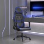 Silla gaming de masaje cuero sintético negro y azul en Sillas gaming | Comprar online en Foru.es
